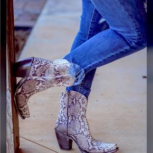 Corral Python snakeskin boots